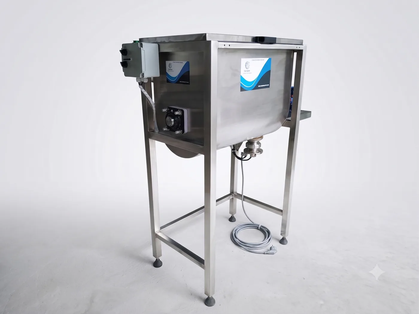 Misturador de Pá Industrial em aço inox TDA Pack